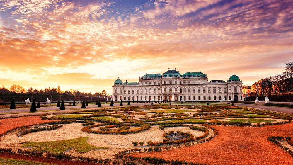 Vídeň a památky – Belvedere, slavný palác a umělecká galerie v jednom